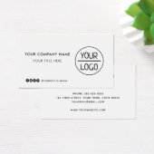 Aangepaste logo sociale media witte visitekaartjes (Bureau)