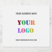 Aangepaste Logo speciale acties voor bedrijven - Bier Etiket (Enkel label)