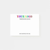 Aangepaste Logo speciale acties voor bedrijven - Post-it® Notes (Voorkant)