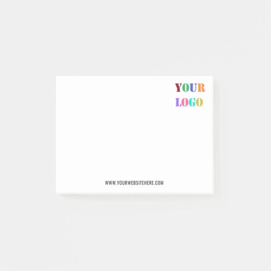 Aangepaste Logo speciale acties voor bedrijven - Post-it® Notes (Voorkant)