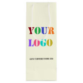 Aangepaste Logo speciale acties voor bedrijven - Wijn Cadeautas (Achterkant)