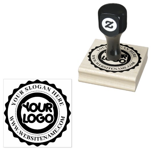 Aangepaste logo-stempel rubberstempel (Gestempeld)
