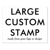 Aangepaste Logo-stempel voor uw bedrijf – Self-Ink Rubberstempel (Afrduk)