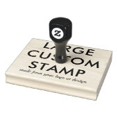 Aangepaste Logo-stempel voor uw bedrijf – Self-Ink Rubberstempel (Stempel)