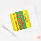 Aangepaste Logo sticker 2 (Envelop)