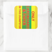 Aangepaste Logo sticker 2 (Tas)