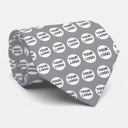 Aangepaste Logo Stropdas (Opgerold)