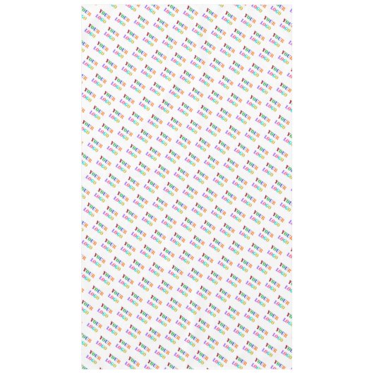 Aangepaste Logo tablet Uw promotiebedrijf Tafelkleed (Voorkant)