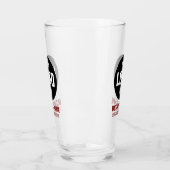 Aangepaste Logo & tekst 16oz gepersonaliseerd bier Glas (Links)