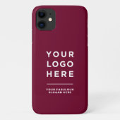 Aangepaste Logo Tekst Apple iPhone Cases Geen Mini (Achterkant)