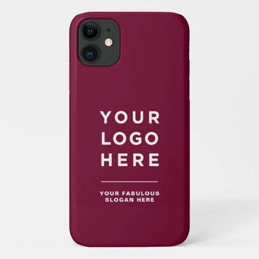 Aangepaste Logo Tekst Apple iPhone Cases Geen Mini (Achterkant)