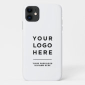 Aangepaste Logo Tekst Apple iPhone Cases Geen Mini (Achterkant)
