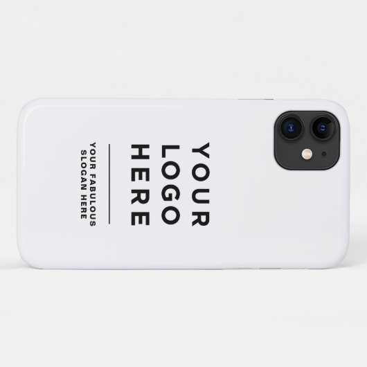 Aangepaste Logo Tekst Apple iPhone Cases Geen Mini (Achterkant (horizontaal))