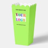 Aangepaste logo tekst bedrukte popcorn dozen bedankdoosjes (Achterkant)