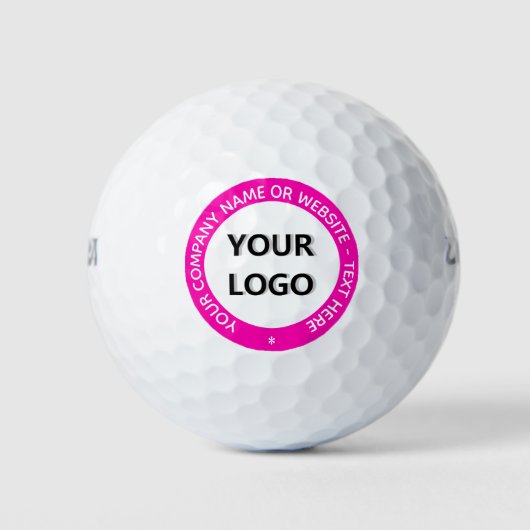 Aangepaste Logo tekst en kleuren persoonlijke Golf Golfballen (Voorkant)