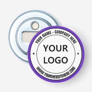 Aangepaste Logo Tekst en Kleurenflesopening Button Flesopener