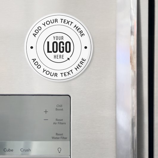 🧲 Aangepaste Logo & Tekst | Gepersonaliseerde bra Magneet (Insitu (Koelkast))