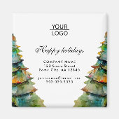 Aangepaste Logo tekst kerstboompromotie toevoegen Magneet (Voorkant)