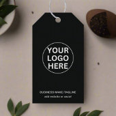 Aangepaste Logo & Tekst l Professioneel Zakelijk Z Cadeaulabel