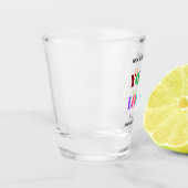Aangepaste Logo tekst Promotie Business Shot Glass Shot Glas (Links)
