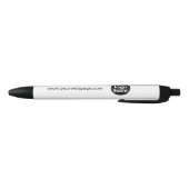 Aangepaste logo-tekst Promotioneel Zwarte Inkt Pen (Bodem)