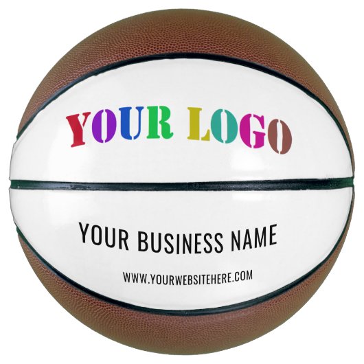Aangepaste logo tekst promotionele basketbal voorb (Voorkant)