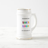 Aangepaste Logo Tekst Promotionele Business Beer S Bierpul (Voorkant rechts)