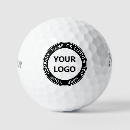 Aangepaste Logo Tekst Promotionele Golfballen Uw K (Voorkant)