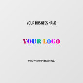 Aangepaste logo-tekst promotionele vensterfolie sj raamsticker (Vel)
