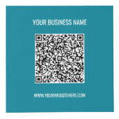 Aangepaste Logo Tekst QR Code Promotionele Kubus S (Rechts)