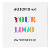 Aangepaste Logo Tekst QR Code Promotionele Kubus S (Voorkant)