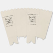 Aangepaste Logo & Tekst Verpakking popcorn Bedankdoosjes (Ongevouwen)