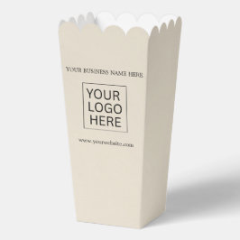 Aangepaste Logo & Tekst Verpakking popcorn Bedankdoosjes