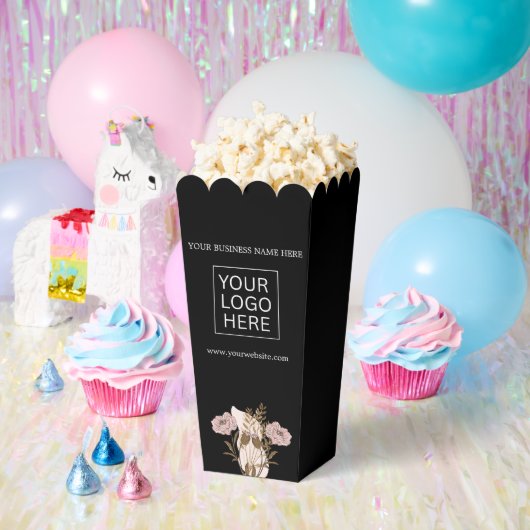 Aangepaste Logo & Tekst Verpakking popcorn Bedankdoosjes (Feest)