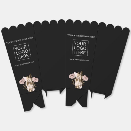 Aangepaste Logo & Tekst Verpakking popcorn Bedankdoosjes (Ongevouwen)