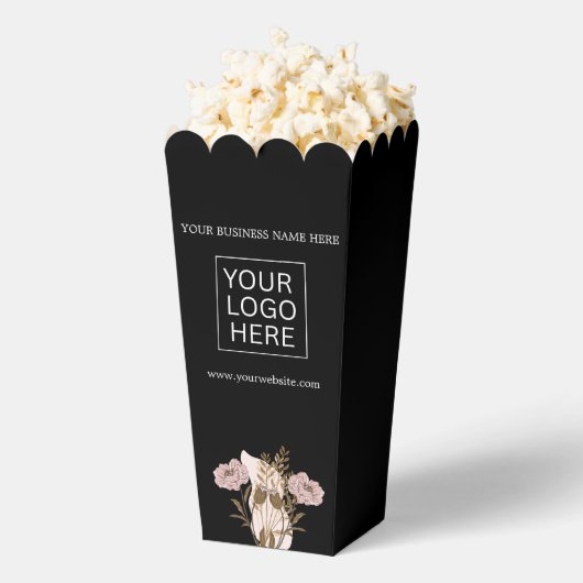 Aangepaste Logo & Tekst Verpakking popcorn Bedankdoosjes (Popped)