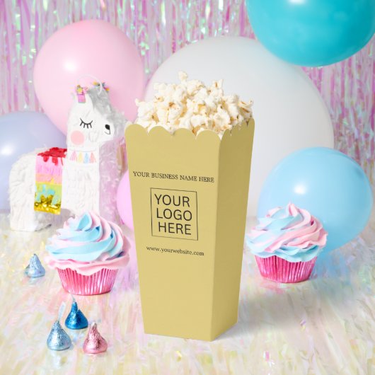 Aangepaste Logo & Tekst Verpakking popcorn Bedankdoosjes (Feest)