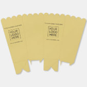 Aangepaste Logo & Tekst Verpakking popcorn Bedankdoosjes (Ongevouwen)