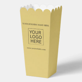 Aangepaste Logo & Tekst Verpakking popcorn Bedankdoosjes