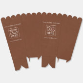 Aangepaste Logo & Tekst Verpakking popcorn Bedankdoosjes (Ongevouwen)
