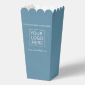 Aangepaste Logo & Tekst Verpakking popcorn Bedankdoosjes (Achterkant)