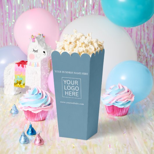 Aangepaste Logo & Tekst Verpakking popcorn Bedankdoosjes (Feest)