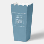 Aangepaste Logo & Tekst Verpakking popcorn Bedankdoosjes (Voorkant)