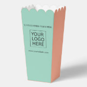 Aangepaste Logo & Tekst Verpakking popcorn Bedankdoosjes (Voorkant)