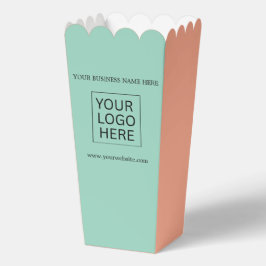 Aangepaste Logo & Tekst Verpakking popcorn Bedankdoosjes