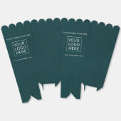 Aangepaste Logo & Tekst Verpakking popcorn Bedankdoosjes (Ongevouwen)