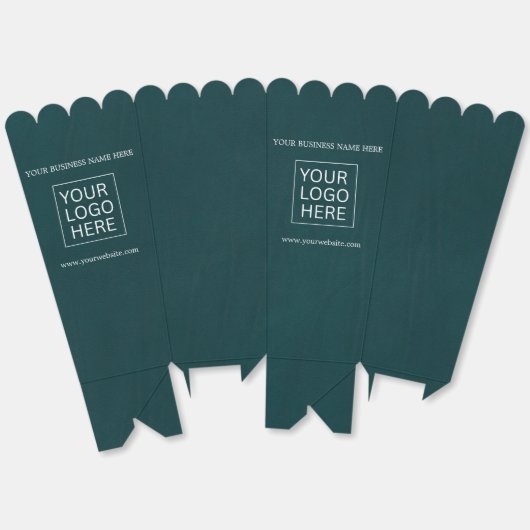 Aangepaste Logo & Tekst Verpakking popcorn Bedankdoosjes (Ongevouwen)