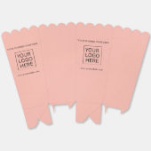 Aangepaste Logo & Tekst Verpakking popcorn Bedankdoosjes (Ongevouwen)