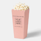 Aangepaste Logo & Tekst Verpakking popcorn Bedankdoosjes (Popped)