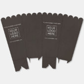 Aangepaste Logo & Tekst Verpakking popcorn Bedankdoosjes (Ongevouwen)